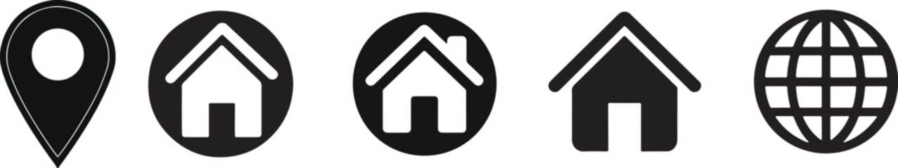 Home and Navigation Icons Collection