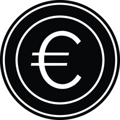 euro symbol on a white background