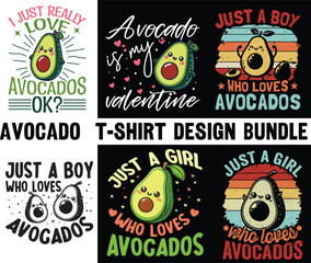 Avocado  graphic design for Avocado lover. Avocado  t-shirt design Bundle. Avocado   t-shirt design. Avocado  graphic design