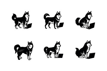 Alaskan Malamute Dog Breed Art