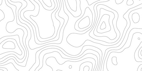 Obraz premium Topographic map background geographic line map with elevation assignments. Modern design with White background with topographic wavy pattern design.paper texture Imitation of a geographical map shades