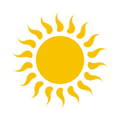 sun weather summer icon symbol vector