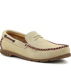 Elegant men's loafer shoe on white backdrop showcasing style and comfort