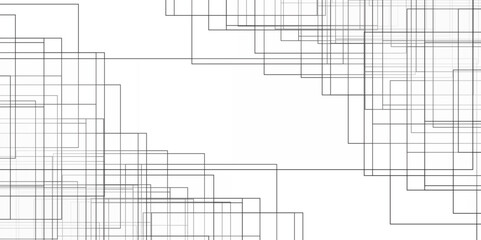 Grey minimal lines abstract futuristic tech background. Abstract architecture design 3d illustration, Architectural background.