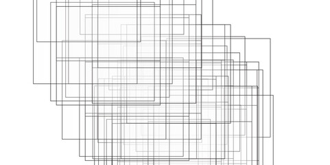 Grey minimal lines abstract futuristic tech background. Abstract architecture design 3d illustration, Architectural background.