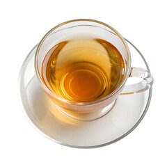 cup of tea isolated on white background