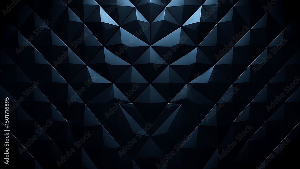 Poster abstract dark triangular pattern texture background suitable for modern design projects needing a sl