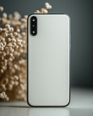 Modern smartphone on a stylish background.