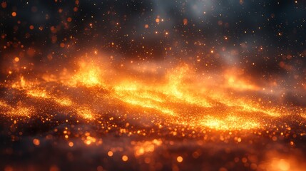 Fototapeta premium fire in space