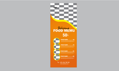 corporate minimal business rollup banner design template 