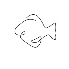 One Line Fish 4