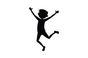 jumping child joyful expression