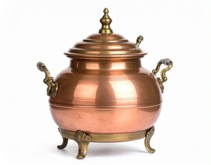 antique copper pot