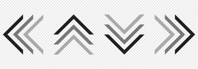 Swipe up arrow vector icon. Social media story drag button sign action graphic design app ui shape swipe up.