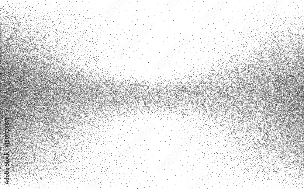 Aufkleber Vector Abstract Stipple Noise Effect. Dotwork BG.
