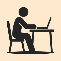 man working on laptop