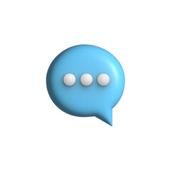3d chat icon