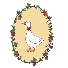 vector illustration of a chicken