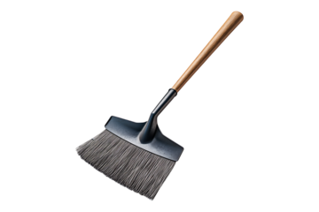 Dustpan for collecting garbage isolated on transparent background