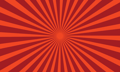 Abstract sun ray red star burst background. Red sun burst background