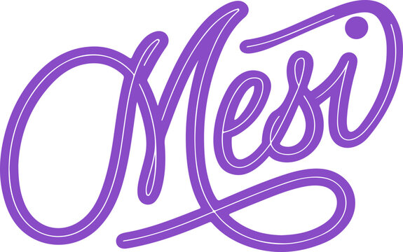 Mesi Handwritten Calligraphy.