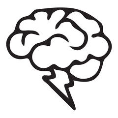 Symbol of idea and creativity ,light bulb with glowing rays. Vector illustration EPS 10