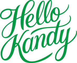 Fototapeta premium Hello Kandy.