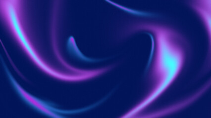 Abstract blue purple gradient wave fluid background illustration, 3d wave grain texture wallpaper concept