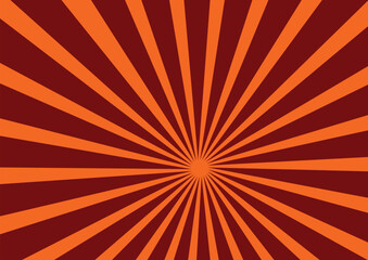 Abstract sun ray red star burst background. Red sun burst background