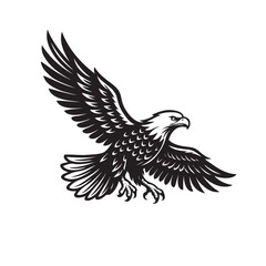 flying eagle vector