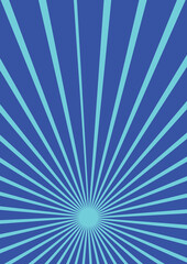 Obraz premium blue sun rays sunburst texture background. Abstract background with rays retro starburst design spiral striped illustration sunray template wallpaper design.