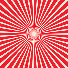 Abstract sun ray red star burst background. Red sun burst background