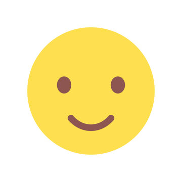 Naklejki 笑っている顔の絵文字 - シンプルでかわいい笑顔やLIKE･いいね等の感情表現のイメージ素材