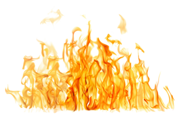 fire flames set On PNG Transparent Background . Cut-Out Mask With Adobe Photo Shop Background Easer Tool .