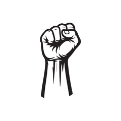 clenched fist, symbol of freedom