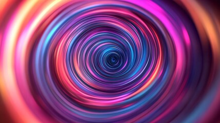 Colorful Swirl Abstract Circular Lines Tunnel Vision, Vortex , Fractal