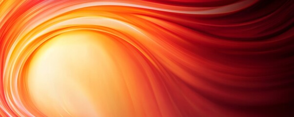 Fiery Curves Abstract Red and Orange Swirl Background, Texture , Gradient