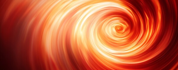Obraz premium Fiery Vortex Abstract Red and Gold Swirl of Energy, Abstract, Vortex