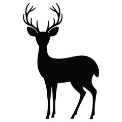 deer silhouette vector