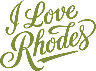 Fototapeta premium I Love Rhode Island.