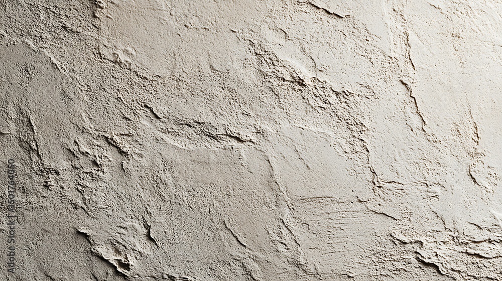 Poster textured neutral beige wall copy space, monochrome empty room with minimalist empty table, wall scen