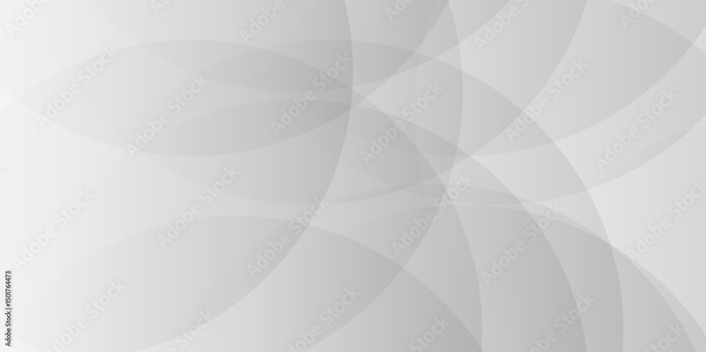 Poster abstract minimal geometric white and gray light background design. white transparent material in tri
