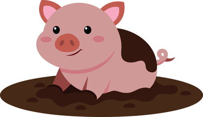 pig cartoon illustration