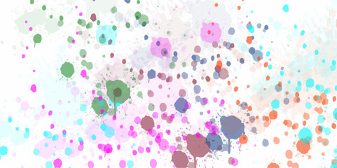 Light multicolor background, colorful vector texture with circles. Abstract background with multicolored spots and splashes on a white background used for desktop wallpaper or website design, template