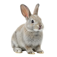 Obraz premium Adorable Grey Rabbit