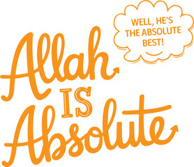 Fototapeta premium Allah is Absolute.
