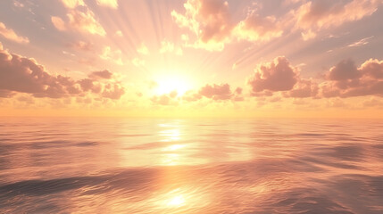 Obraz premium Clear weather over blue ocean scene high resolution picture