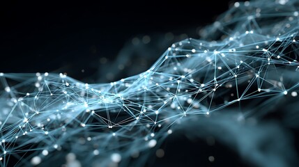 Big data connection technology, cityscape telecommunication and communication network concept, smart city and digital transformation