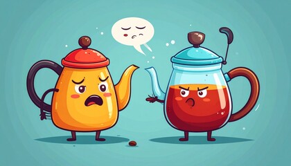 Arguing teapots