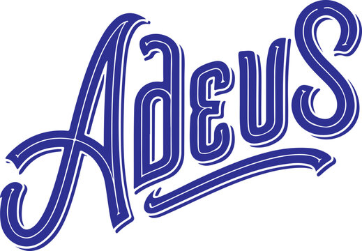 Adeus Handwritten Typography.